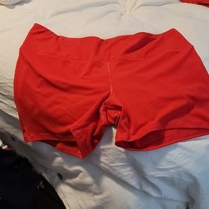 High Rise Workout Shorts worn once